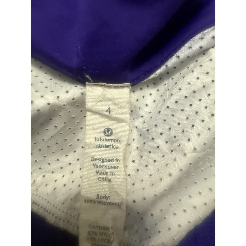 Lululemon jacket size 4 women’s Presta Packable Shirket Seaside Dot